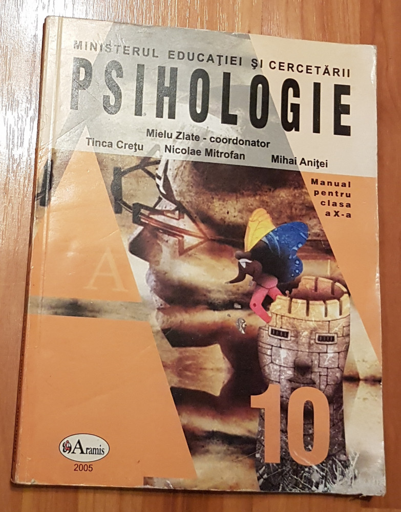 Psihologie. Manual pentru clasa a X-a de Mielu Zlate, Clasa 10, Alte  materii | Okazii.ro