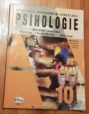 Psihologie. Manual pentru clasa a X-a de Mielu Zlate foto