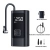 Compresor auto portabil, ZYTEQ&reg;️, afisaj digital, lanterna LED, presiune maxima 150 PSI, negru