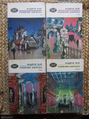 MISTERELE PARISULUI - 4 Vol. - Eugene Sue - BPT, 1968 foto