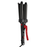 Ondulator Revlon Wave Master Jumbo Waver RVIR3056UKE, 3 cilindri extra mari, 30 setari temperatura, invelis ceramic cu turmalina