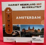 OLANDA 2017 - Set monetarie Euro 1cent-2 euro ? Amsterdam? BU/ folder