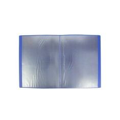 Dosar de prezentare cu 10 folii transparente,plastic,albastru