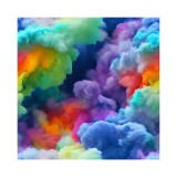 Cumpara ieftin Sticker decorativ, Fum, Multicolor, 55 cm, 6344ST, Oem