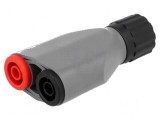 Adaptor dual BNC tată - Adaptor BNC tată x2