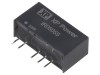 Convertor DC/DC XP POWER 3W, 5V intrare, 5V/-5V iesire, model IR0505S, THT, SIP, 0.3A, 82% eficienta