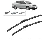 Cumpara ieftin Set 2 Stergatoare Volkswagen POLO IV Saloon (9A4, 9A2, 9N2, 9A6) 2002-2012, parbriz, Bosch Aerotwin Multi