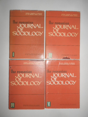 The Roamnian Journal of Sociology 4 volume, seria completa (1969, ed. cartonata) foto