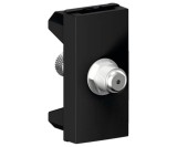 Priza TV de capat tata 1M Flexo Himel negru mat