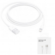 Cablu de date original Apple (MD819ZM A) USB-A la Lightning, 2m Alb foto