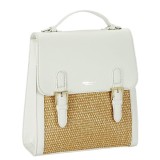 Rucsac alb cu model impletit DHJ727-3 18