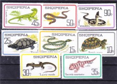 MONGOLIA SERPI ,BROASCA TESTOASA,SOPARLE,SERIE COMPLETA, MNH
