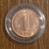 1 leu 1996, Rom&acirc;nia, UNC, &icirc;n capsulă