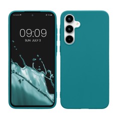 Husa Kwmobile pentru Samsung Galaxy A35, Verde, Silicon, KWM000021PB003C