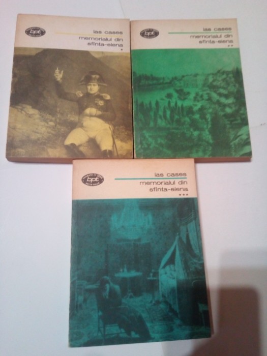 MEMORIALUL DIN SFINTA - ELENA ~ LAS CASES ( 3 vol. )