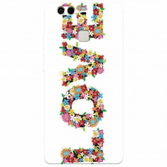 Husa silicon pentru Huawei P9, Love Made By Flowers