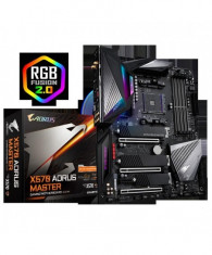 Placa de baza gigabyte amd socket am4 x570 aorus master foto