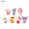 Set 7 Figurine Sanrio Lovers Club, Kitty, My Melody, Multicolor, 6cm, ABS, Jucarii Copii 3+
