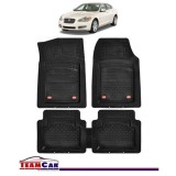 Covorase Auto TeamCar&reg; Tip Tavita Compatibile Jaguar XF I (2007&ndash;2015) Negru Material Rezistent, Cauciuc