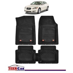 Covorase Auto TeamCar&reg; Tip Tavita Compatibile Jaguar XF I (2007&ndash;2015) Negru Material Rezistent