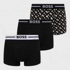 BOSS boxeri 3-pack bărbați, culoarea negru 50514951