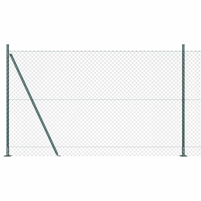 vidaXL Giratorie cu St&acirc;lpi Argintiu 10 x 1.4 m Oțel