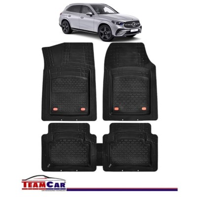 Covorase Auto TeamCar&amp;reg; Tip Tavita Compatibile Mercedes-Benz GLC X254 (2022&amp;ndash;prezent) Negru, Material Rezistent foto