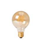 Bec LED Glob G80 E27 4W 320 lm 2100K Dimmabil Auriu Lumina Calda