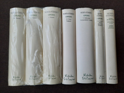 Nichita Stanescu &amp;ndash; Opere 1,2,3,4,5,6,7 (ed. de lux, Academia Romana, 7 vol.) foto