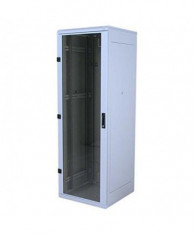 Rack de podea 19 triton 22u 600x600mm usa fata sticla foto