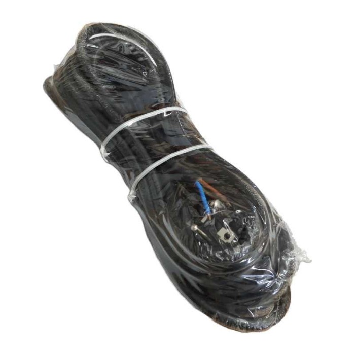 Cordon alimentare Schuko - fire libere 1.5m negru 3500W 16A 3x1.5mm2