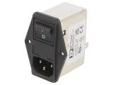 Conector Alimentare AC Soclu Tată 10A 250V 0,2mH