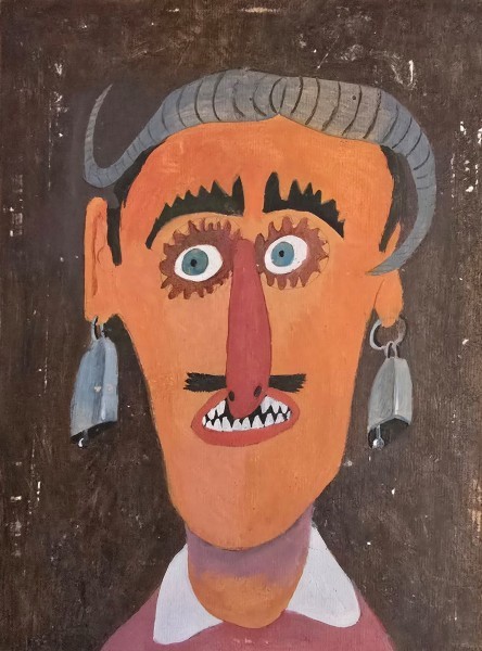 Tablou Petru Vintila - Masca (pictura)