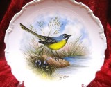 FARFURIE PORTELAN ROYAL ALBERT FINE CHINA ANGLIA DECOR PASARI CODOBATURA GALBENA