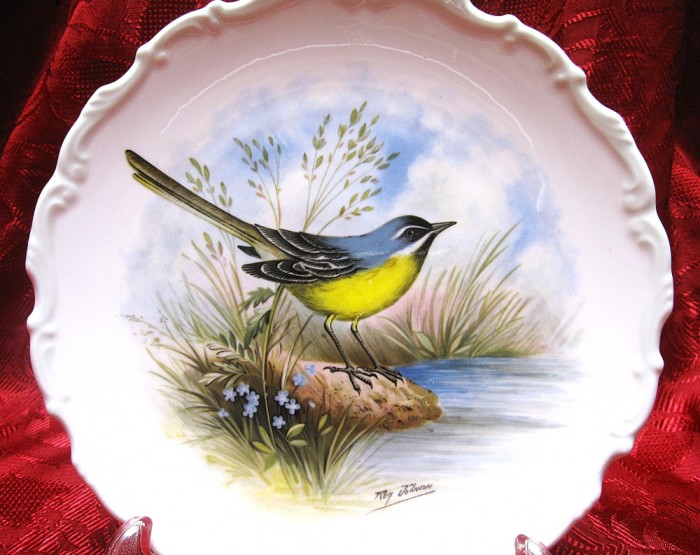 FARFURIE PORTELAN ROYAL ALBERT FINE CHINA ANGLIA DECOR PASARI CODOBATURA GALBENA