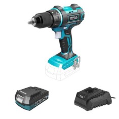 Masina de gaurit, insurubat (bormasina), cu acumulator 2Ah, incarcator 18V Li-ion, mandrina 13 mm, SAS+ALL, Dedra GartenVIP DiyLine foto