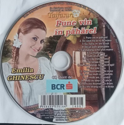 CD Emilia Ghinescu - Pune vin in paharel revista Taifasuri foto
