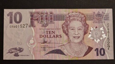 Fiji 10 Dolari 2007 UNC foto