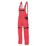 Cumpara ieftin Pantaloni cu pieptar, rosu, marimea L/52