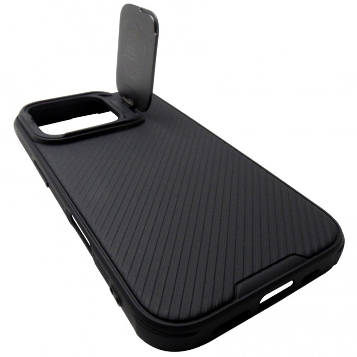 Husa spate Nillkin CamShield Prop Magnetic neagra pentru Apple iPhone 16 Pro