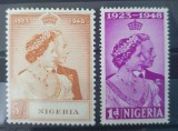 Nigeria 1948, Royal Silver Wedding, regi, nestampilat, MH