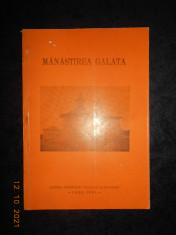 I. CARCIULEANU - MANASTIREA GALATA. MONOGRAFIE (1991) foto