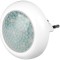 Lumina de noapte LED 1W alb rece 6400K cu detector de miscare PIR 5m 230V alb Goobay 96501