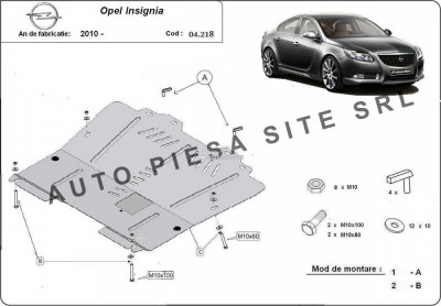 Scut metalic motor Opel Insignia fabricat incepand cu 2010 APS-04,218 foto