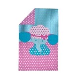 Lenjerie pat imprimeu Elefanti, 5 piese, U-Grow, UBS5-ELP, 100 procente bumbac