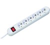 Prelungitor Bachmann 6 Prize SCH Protectie Supratensiune, Cablu 3.1-5m, Alb