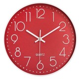 Ceas de perete modern Taodyans 30 cm fără sunete de ticăit, ceas de perete pentru bucătărie, ceas cu cuarț pentru birou, sală de clasă, living, dormit