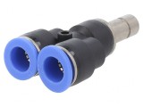 Conector plug-in Y BLUELINE 0,95-15bar