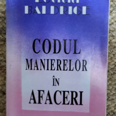 CODUL MANIERELOR IN AFACERI-LETITIA BALDRIGE