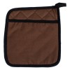 Șervet Bucătărie Termic Neopren, 19x21 cm, Maro/Negru, Bumbac, Poliester, Cauciuc, Protecție M&acirc;ini, Grătar